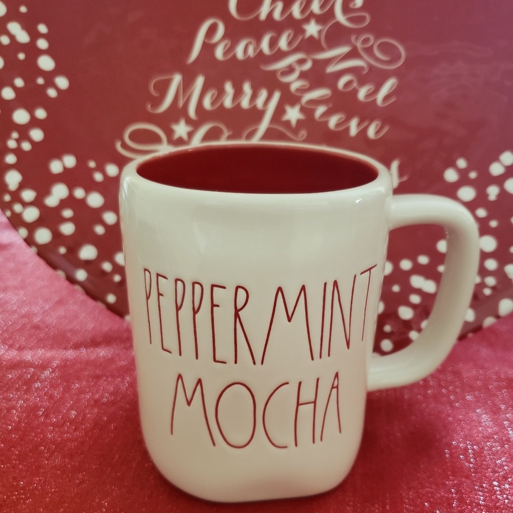 Rae Dunn Peppermint Mocha Mug
